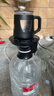 美能迪（MND）桶裝水燒水壺自動上水加熱一體機抽水器電熱水壺全自動桌桶下置式飲水機煮茶泡茶底燒水器 1L 玻璃防燙壺黑色（壺底上水）+底座 曬單實拍圖