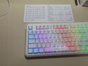 邁從（MCHOSE）K87S/G87旋鈕無(wú)線(xiàn)機械鍵盤(pán)電競游戲客制化有線(xiàn)/藍牙三模gasket結構全鍵熱插拔辦公 K87S 白等高實(shí)線(xiàn)側刻 快金軸V3 曬單實(shí)拍圖