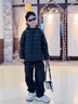 POLOWALK童裝 男女童羽絨服輕薄2024秋冬兒童鴨絨保暖外套休閑 黑色 120 120cm 曬單實(shí)拍圖