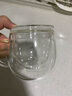 富光花茶杯 男女士茶水分離杯子 雙層辦公泡茶玻璃杯帶把高硼硅水杯 曬單實(shí)拍圖