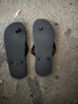 夏季潮流人字拖防滑外穿休閑男士沙灘耐磨泰國拖鞋大款象韓版防臭 黑色 42-43 曬單實(shí)拍圖