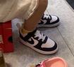 NIKE 耐克童鞋學(xué)步鞋男女童休閑板鞋COURT BOROUGH魔術(shù)貼運動鞋嬰童 曬單實拍圖