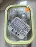 蘇泊爾（SUPOR）保鮮盒玻璃飯盒上班族微波爐加熱便當盒專(zhuān)用學(xué)生餐盒1100ml奶酪白 曬單實(shí)拍圖