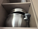 邁巴勒不銹鋼微壓蒸鍋燜煮鍋無涂層煮粥燉菜鍋26CM大容量微壓鍋灶具通用 曬單實(shí)拍圖