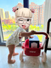 kidpop寶寶學步車可調速嬰兒多功能手推車防側翻助步車周歲禮物 活力紅 曬單實拍圖
