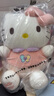 Hello Kitty三麗鷗毛絨玩具貓咪玩偶娃娃抱枕生日七夕情人節禮物 凱蒂貓公仔 曬單實(shí)拍圖