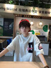 安初夏純棉美式高街毛巾刺繡短袖t恤男款夏季新款設計感情侶裝上衣服 白灰色（純棉刺繡版） XL 建議130-150斤 曬單實(shí)拍圖