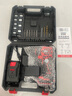 歐萊德（OULAIDE）無刷電鉆手電鉆電動(dòng)螺絲刀充電式雙速鋰電鉆家用手鉆工具箱套裝 曬單實(shí)拍圖