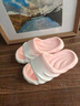 ECAC骨盆前傾矯正拖鞋女款負跟鞋夏季外穿足弓支撐室內家居防滑涼拖鞋 藕粉【預防改善矯正體態(tài)】 40 -41（推薦39-40腳） 曬單實(shí)拍圖