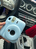 富士（FUJIFILM）立拍立得mini12拍立得相機相紙一次成像拍照生日送禮物Mini12 繡球藍 國際版七夕禮物 曬單實(shí)拍圖