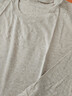 蕉內棉棉301Sleep女士睡眠圓領(lǐng)長(cháng)袖T恤睡衣柔軟棉感莫代爾混紡家居服 曬單實(shí)拍圖