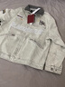 BJHG不計后果美式夾克外套男款秋季2025新款燈芯絨拼接潮牌工裝上衣女 做舊淺灰 XL 曬單實(shí)拍圖