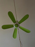中聯(lián)（ZOLEE）中聯(lián)USB可調(diào)速小吊扇小型迷你小風(fēng)扇床上用微風(fēng)扇家用蚊帳扇學(xué)生宿舍電風(fēng)扇5葉大風(fēng)力客廳聲控語(yǔ)音 五葉(機(jī)械款)+開(kāi)關(guān)線 曬單實(shí)拍圖
