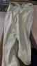 Homlean美式牛仔褲男春夏季小眾高街直筒修身顯高長(cháng)褲子22K6294-1泥黃XL 曬單實(shí)拍圖