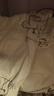 浪莎（LangSha）純棉睡衣女春秋新款長(cháng)袖全棉開(kāi)衫可外穿大碼家居服套裝 杏色童話(huà)小熊[精梳棉] XL [115-130斤] 曬單實(shí)拍圖