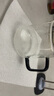 ORTOR玻璃杯家用茶杯帶手柄馬克杯大容量喝水杯水壺手柄壺耐高溫 迪斯手柄杯兩只 曬單實(shí)拍圖
