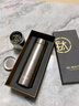 艾曼格（IMOGY）德國品牌鈦保溫杯茶水分離燜泡茶杯男士鈦杯健康杯子 鈦小冰花直杯（鈦本色） 480ml 曬單實(shí)拍圖