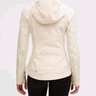 lululemon丨Cross Chill 女士運動(dòng)夾克 防風(fēng)拒水 LW4CEGS 淺象牙白 M 曬單實(shí)拍圖