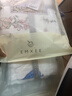 嫚熙（EMXEE）嬰兒紗布浴巾純棉寶寶新生兒童浴巾大尺寸洗澡包裹包巾 綺幻花信 110×110cm 曬單實(shí)拍圖