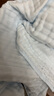 全棉時代浴巾純棉速吸易干六層素色水洗紗布浴巾經典藍 80cm×140cm 曬單實拍圖