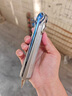 北極星彈簧伸縮刀玩具刀三角洲行動(dòng)正版周邊伸縮模型安全未開(kāi)刃 22CM北極星 按鍵自動(dòng)伸縮 曬單實(shí)拍圖