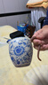 不拙汝窯三才蓋碗青花瓷茶碗防燙茶具分茶器帶茶漏過(guò)濾網(wǎng)蓋碗三件套 曬單實(shí)拍圖
