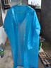 長(cháng)款雨衣防暴雨全身男女雨服成人便攜雨披防雨輕便 藍色款1件 曬單實(shí)拍圖
