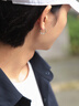 IDEAGEMER原創(chuàng  )925銀鳶尾花羽毛耳釘男女生復古潮流百搭小眾耳環(huán)耳圈配飾 925銀鳶尾花耳環(huán)-單只 曬單實(shí)拍圖