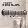 尚美德吸盤(pán)掛鉤免打孔門(mén)后掛鉤衛生間門(mén)后掛衣服神器掛衣鉤浴室聯(lián)排掛鉤 曬單實(shí)拍圖