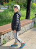 kids.ing可迪星男寶寶雪地靴2025冬季新款女童小童兒童防滑棉鞋保暖棉靴 迷彩藍 34 適合腳長(cháng)20.1-20.7cm 曬單實(shí)拍圖