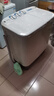美的洗衣機(jī)半自動(dòng)雙桶 8kg大容量半自動(dòng)洗衣機(jī) 二級(jí)能效 雙桶雙缸 以舊換新 強(qiáng)動(dòng)力透徹洗136 曬單實(shí)拍圖