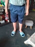 ASK JUNIOR男童速干褲2025夏兒童透氣冰感短褲休閑跑步褲 藏青色 160 曬單實(shí)拍圖