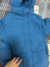 鴨鴨童裝羽絨服冬季連帽兒童保暖冬裝上衣男女童面包服外套冬加厚 藍(lán)色 120 曬單實拍圖