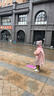 kocotreeKK樹兒童雨衣男女寶寶防水雨衣小學(xué)生幼兒園中小童上學(xué)雨披防風(fēng) 兔兔奶糖 XL 曬單實(shí)拍圖