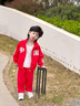 G.DUCKKIDS男童運(yùn)動(dòng)服套裝秋季2024新款紅色衛(wèi)衣套裝中國(guó)風(fēng)寶寶衣服幼兒園服 紅色 110 （建議身高100cm 4-5歲）cm 曬單實(shí)拍圖