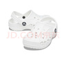 卡駱馳（CROCS）貝雅兒童洞洞鞋男女童戶(hù)外包頭沙灘鞋拖鞋/207013/207012 白色-100 30 (180mm) 曬單實(shí)拍圖