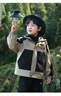 左西兒童沖鋒服外套男童秋裝2025新款男孩大童戶外服上衣 卡其色 150 曬單實(shí)拍圖