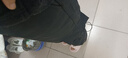 FitonTon褲子女春秋降落傘工裝褲高腰闊腿褲顯瘦直筒抽繩休閑運動(dòng)褲女L 曬單實(shí)拍圖