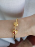 周生生七夕禮物黃金轉(zhuǎn)運(yùn)珠 十二生肖足金串珠定價(jià)生肖狗93701C不含繩 曬單實(shí)拍圖