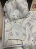 迪士尼嬰兒衣服見(jiàn)面禮新生兒禮盒連體衣純棉春秋冬百天小孩滿(mǎn)月禮物用品 YEF142四季藍米奇19件【100%純棉】 59cm (長(cháng)約50cm，0-3月自用推薦) 曬單實(shí)拍圖