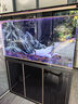 森森（SUNSUN）大型魚(yú)缸底過(guò)濾水族箱客廳家用落地玻璃生態(tài)金魚(yú)缸 超白款升級(jí)底濾 1.2米長(zhǎng)35cm寬（黑白可選） 曬單實(shí)拍圖