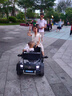 福兒寶（FUERBAO）奔馳授權(quán)兒童電動(dòng)車六驅(qū)可坐大人遙控玩具車小孩寶寶雙人越野送禮 六驅(qū)軟胎黑+后備箱+雙皮座雙油門 曬單實(shí)拍圖