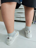 森馬（Senma）男鞋夏季休閑百搭時(shí)尚小白鞋子男士軟底輕便厚底增高板鞋男款透氣 米色 43 曬單實(shí)拍圖