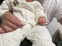 乖奇熊【暖護棉】寶寶棉衣棉褲套裝秋冬保暖嬰幼兒加厚夾棉居家衣服抗菌 曬單實(shí)拍圖
