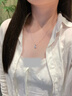 唯一（Winy）一克拉莫桑鉆項鏈女2025新款999純銀吊墜生日禮物送朋友老婆首飾 曬單實(shí)拍圖