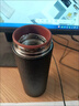 滿(mǎn)弓紫砂保溫杯紫砂茶杯紫砂內膽茶水分離泡茶便攜旅行車(chē)載茶具禮品水 磨砂黑-直杯-彩盒裝 曬單實(shí)拍圖