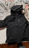 鴨鴨王一博同款冰殼沖鋒衣羽絨服男冬季新款三合一戶外三防情侶外套HY 青光黑色 2XL /185 曬單實拍圖