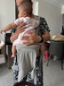 抱抱熊嬰兒豎抱腰凳背帶輕便四季0-36個月外出抱娃神器V26升級款-霧灰 曬單實拍圖