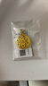 夢金園七夕情人節(jié)禮物  時尚飾品吊墜 古法寶相花開鏤空鑲嵌莫桑石掛墜 大板-凈金重約12.5g克重多退少補 曬單實拍圖