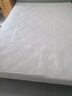 無印良品A類全棉床笠單件 1.5x2米床罩床墊遮蓋物全包床笠 奶白 曬單實(shí)拍圖
